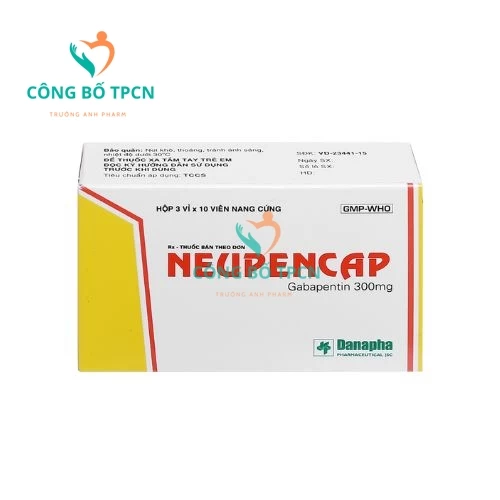 Neupencap Danapha - Thuốc điều trị hỗ trợ trong động kinh cục bộ