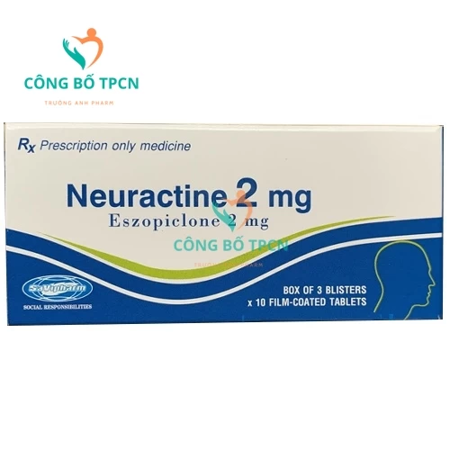 Neuractine 2mg - Thuốc điều trị chứng mất ngủ hiệu quả của SaVi