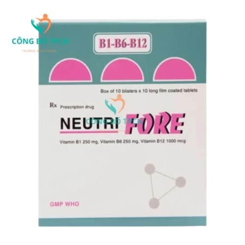 Neutrifore Bidiphar - Thuốc điều trị đau thần kinh hiệu quả