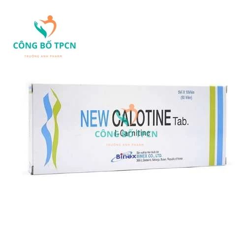 New Calotine Tab - Thuốc điều trị thiếu Carnitin hiệu quả của Hàn Quốc