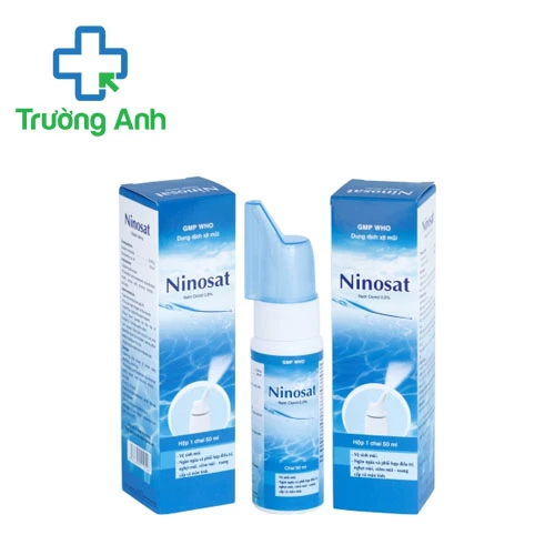 Ninosat Bidiphar 50ml - Dung dịch xịt mũi ngăn ngừa viêm mũi hiệu quả