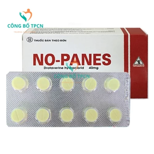 No-panes 40mg Tipharco - Thuốc điều trị co thắt hiệu quả