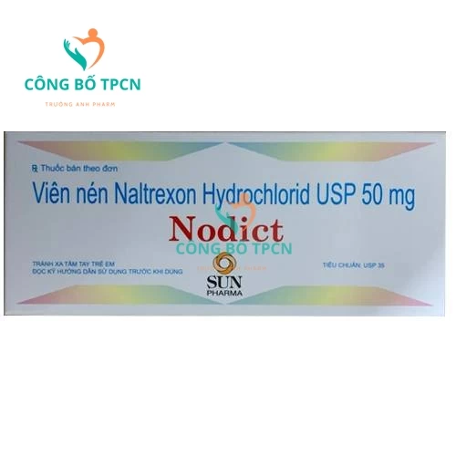 Nodict 50mg - Thuốc điều trị chứng nghiện rượu mạn tính hiệu quả