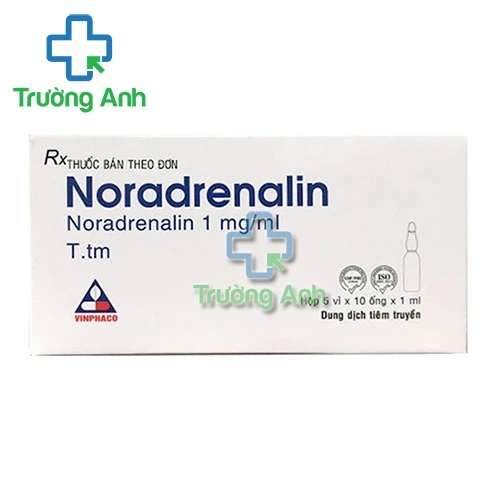 Noradrenalin - Thuốc điều trị hạ huyết áp hiệu quả của Vinphaco