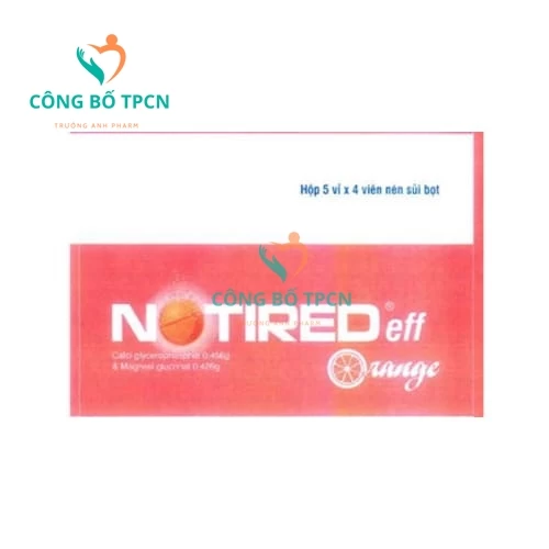 Notired Eff Orange Bidiphar - Thuốc điều trị suy nhược hiệu quả