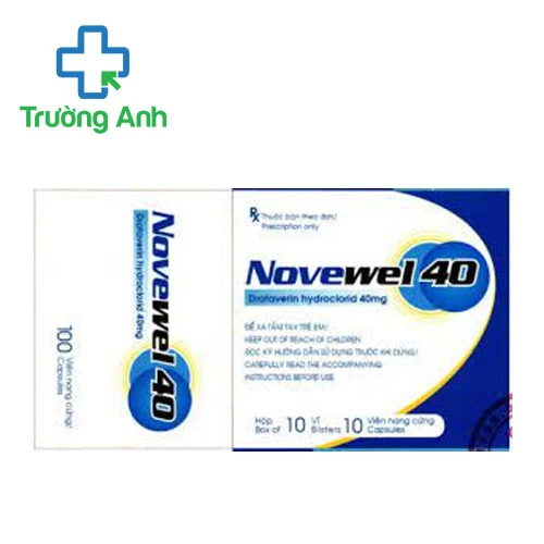 Novewel 40 Hataphar - Thuốc chống co thắt cơ trơn hiệu quả