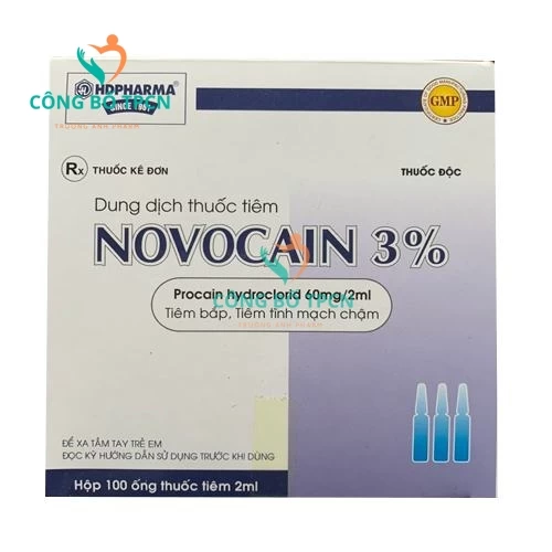 Novocain 3% HD Pharma - Thuốc tiêm gây tê