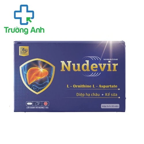 Nudevir - Giúp tăng cường chức năng gan, giải độc gan hiệu quả