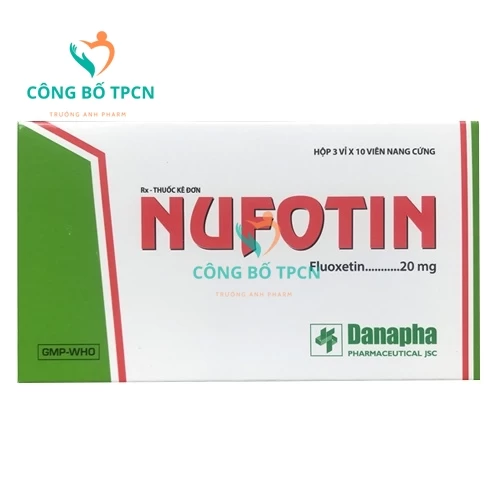 Nufotin Danapha - Thuốc điều trị bệnh trầm cảm, hoảng sợ