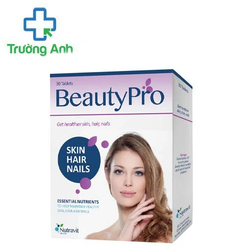 Nutravit Beautypro Tablet - Giúp da, tóc, móng khỏe đẹp