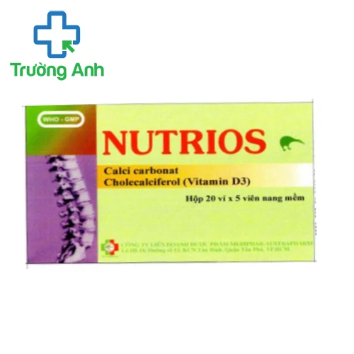 NUTRIOS - Thuốc điều trị loãng xương, còi xương hiệu quả của USA-NIC