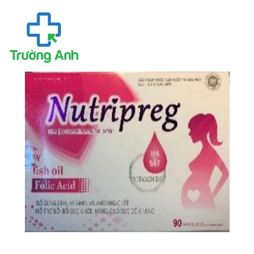 Nutripreg - Cung cấp DHA, EPA và vitamin khoáng chất cho bà bầu