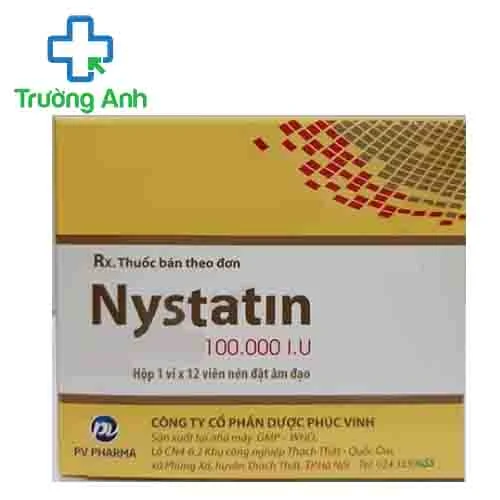 NYSTATIN PV Pharma - Thuốc đặt trị viêm nhiễm âm đạo hiệu quả