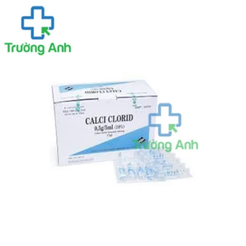 Calci clorid 0,5g/5ml Vidipha - Thuốc điều trị tăng kali huyết