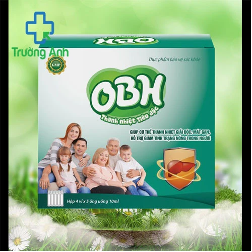 OBH THANH NHIỆT TIÊU ĐỘC - Giúp cơ thế thanh nhiệt