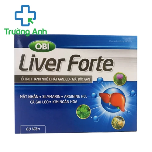OBI Liver Forte - Giúp thanh nhiệt, giải độc, mát gan hiệu quả
