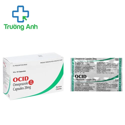 Ocid 20mg (viên) - Thuốc điều trị trào ngược dạ dày hiệu quả của Ấn Độ