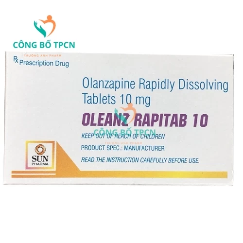 Oleanzrapitab 10 - Thuốc điều trị tâm thần phân liệt của SunPharma