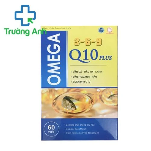 Omega 3.6.9 Q10 Plus - Cải thiện thị lực, giảm nguy cơ xơ vữa động mạch