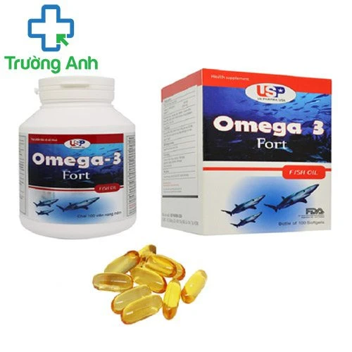 Omega-3 Fort USP - Giúp điều hòa tim mạch huyết áp hiệu quả