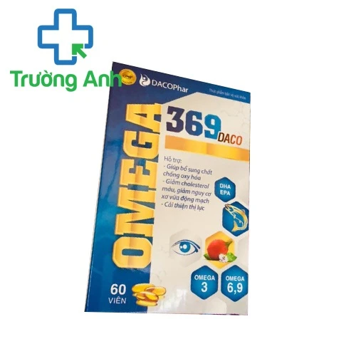 Omega 369 Daco - Giúp bổ sung chất chống oxy hóa, cải thiện thị lực