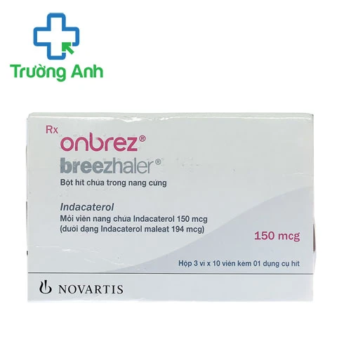 Onbrez Breezhaler 150mcg - Thuốc điều trị duy trì giãn phế quản hiệu quả