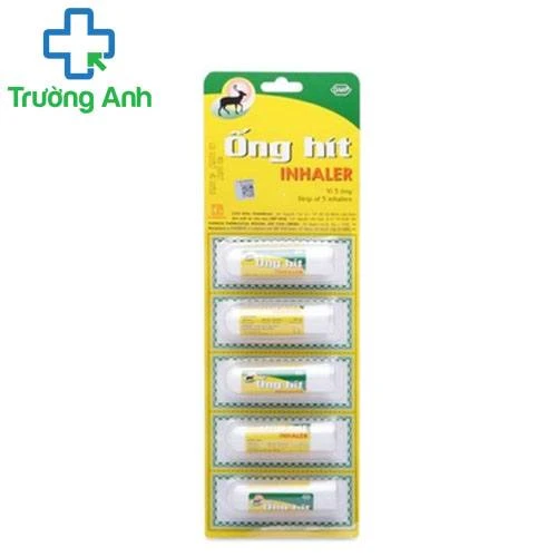 Ống hít Inhaler - Giúp trị cảm cúm, nghẹt mũi hiệu quả
