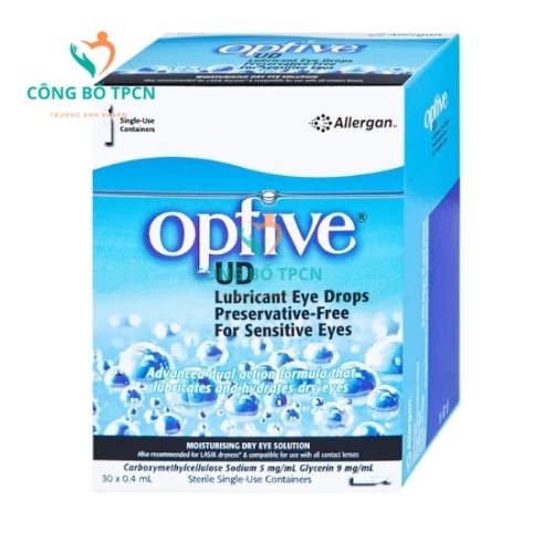 Optive UD Allergan - Dung dịch nhỏ mắt giảm khô mắt
