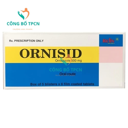 Ornisid - Thuốc điều trị bệnh nhiễm khuẩn của hiệu quả BV Pharma