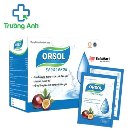 Orsol Sposlemon - Giúo bổ sung chất điện giải cho cơ thể