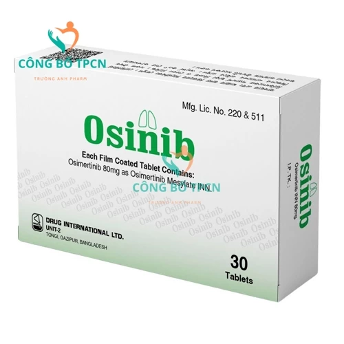 Osinib 80mg Drug International - Thuốc điều trị ung thư phổi hiệu quả