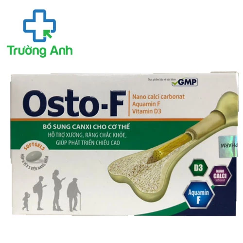 Osto-F - Hỗ trợ xương và răng chắc khỏe hiệu quả