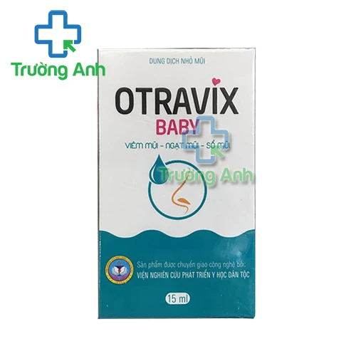 Otravix baby - Dung dịch xịt mũi giúp giảm nghẹt mũi hiệu quả