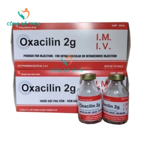 Oxacilin 2g VCP - Thuốc điều trị nhiễm khuẩn