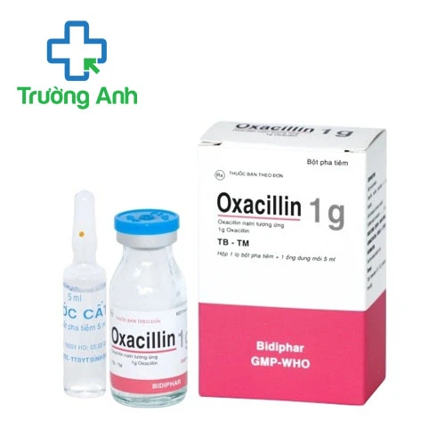 Oxacillin 1g Bidiphar - Thuốc điều trị nhiễm khuẩn hiệu quả