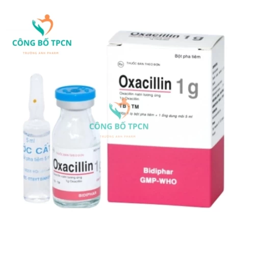 Oxacillin 1g Bidiphar - Thuốc điều trị nhiễm khuẩn hiệu quả