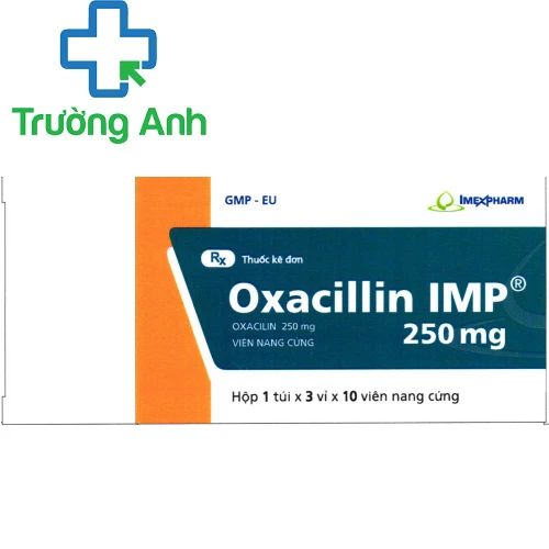 Oxacillin IMP 250mg - Điều trị nhiễm khuẩn đường hô hấp