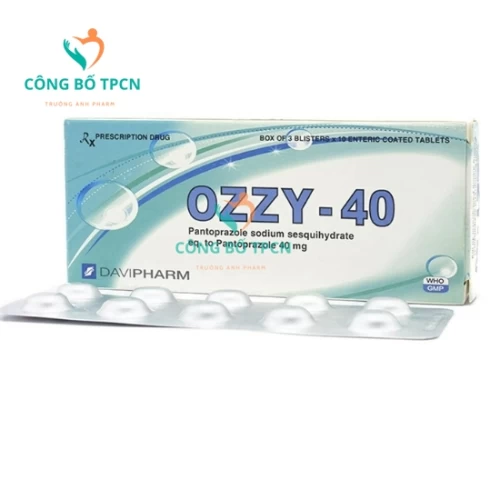 Ozzy-40 - Thuốc trị viêm loét đường tiêu hóa, trào ngược dạ dày