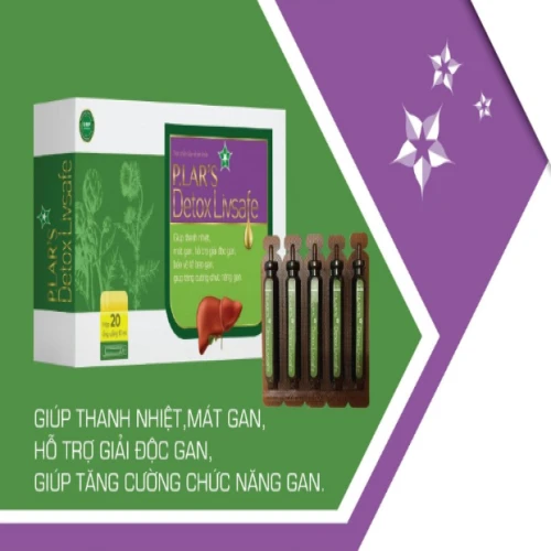 P.Lar's Detox Livsafe - Giúp thanh nhiệt, mát gan, giải độc gan