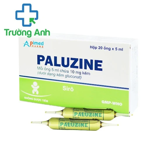 Paluzine 10mg/5ml (ống) - Giúp bổ sung kẽm và dự phòng thiếu kẽm của Apimed