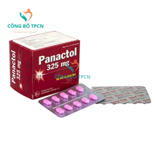 Panactol 325mg Khapharco - Thuốc giảm đau hạ sốt hiệu quả