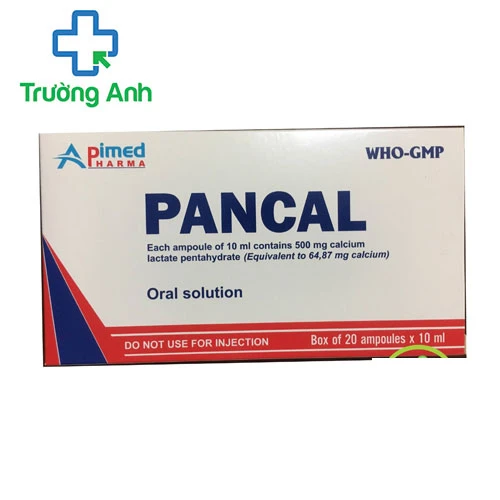 Pancal - Bổ sung Calci, phòng và điều trị tình trạng loãng xương 