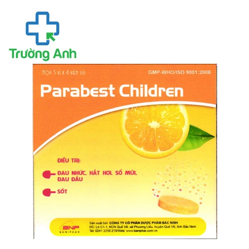 Parabest Children Bắc Ninh - Thuốc giảm đau hạ sốt hiệu quả