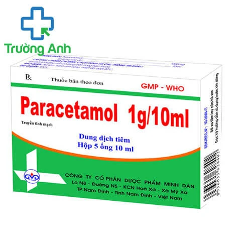Paracetamol 1g/10ml MD Pharco - Thuốc giảm đau hạ sốt hiệu quả