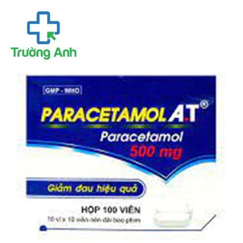 Paracetamol A.T 500mg - Thuốc giảm đau hạ sốt hiệu quả