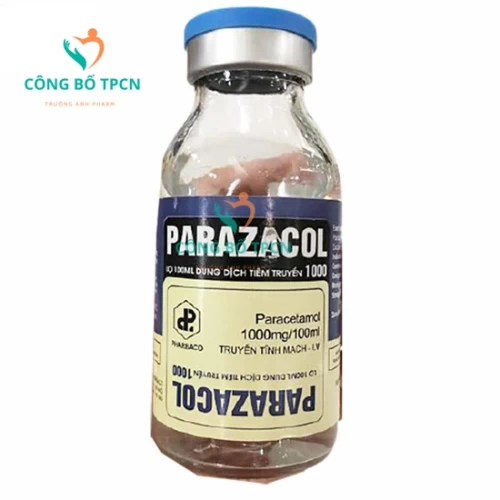 Parazacol 1000 Pharbaco - Thuốc giảm đau, hạ sốt hiệu quả