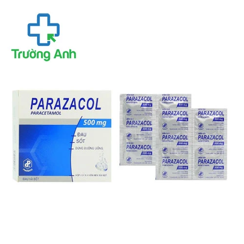 Parazacol 500 Pharbaco (viên sủi) - Thuốc giảm đau, hạ sốt hiệu quả
