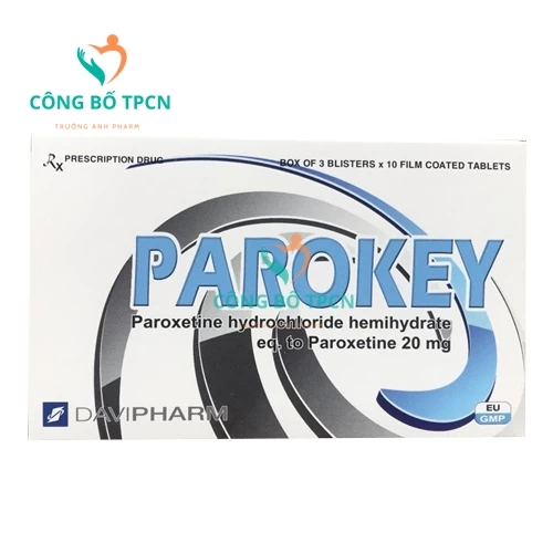 Parokey 20mg - Thuốc điều trị trầm cảm hiệu quả của Davipharm