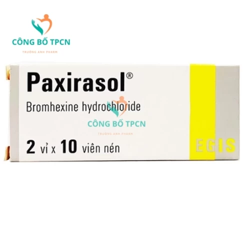 Paxirasol - Thuốc điều trị viêm phế quản và viêm tai mũi họng