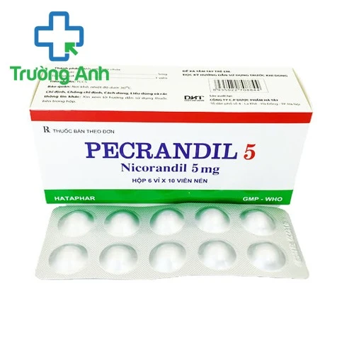 Pecrandil 5 - Thuốc điều trị đau cơn thắt ngực hiệu quả của Hataphar